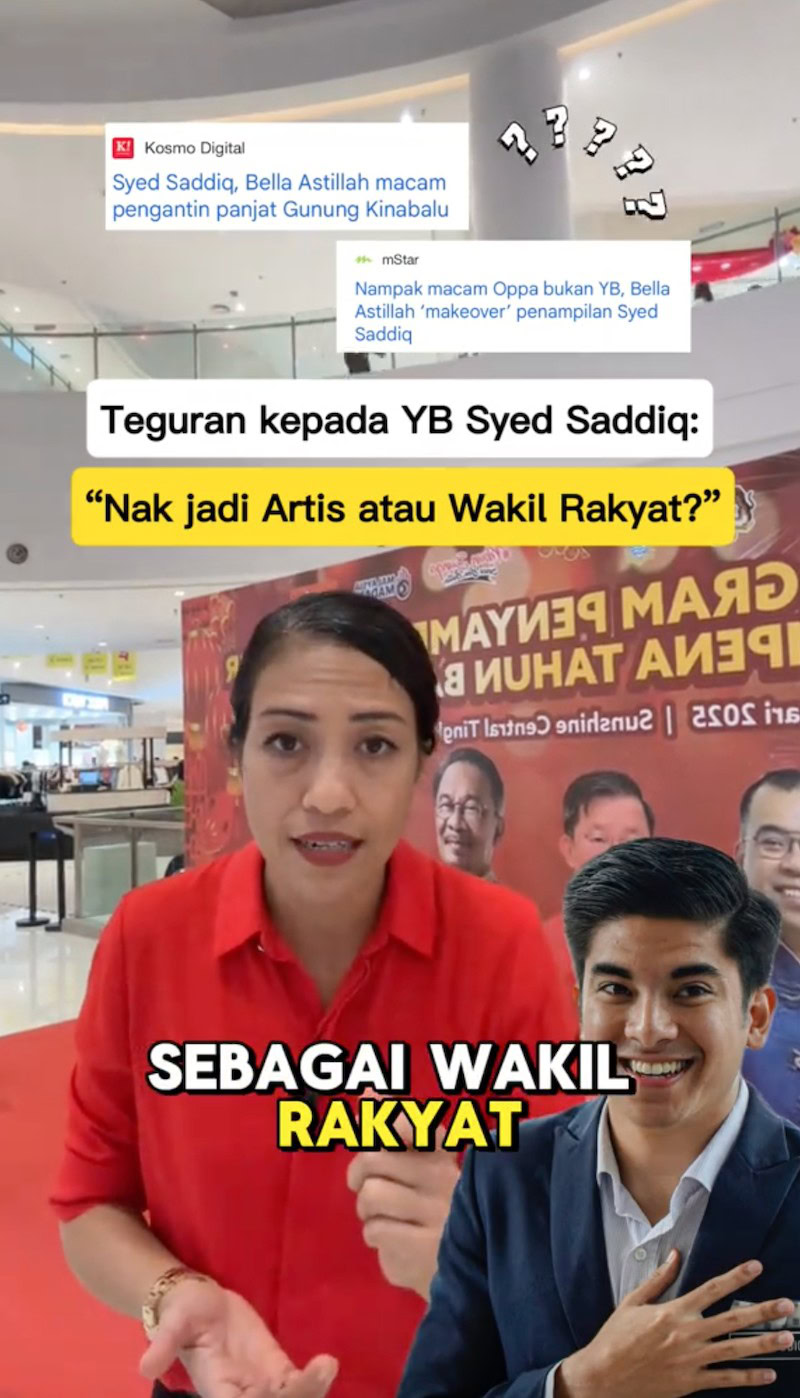 Ahli parlimen tegur Syed Saddiq, jangan lupa tugas sebagai wakil rakyat